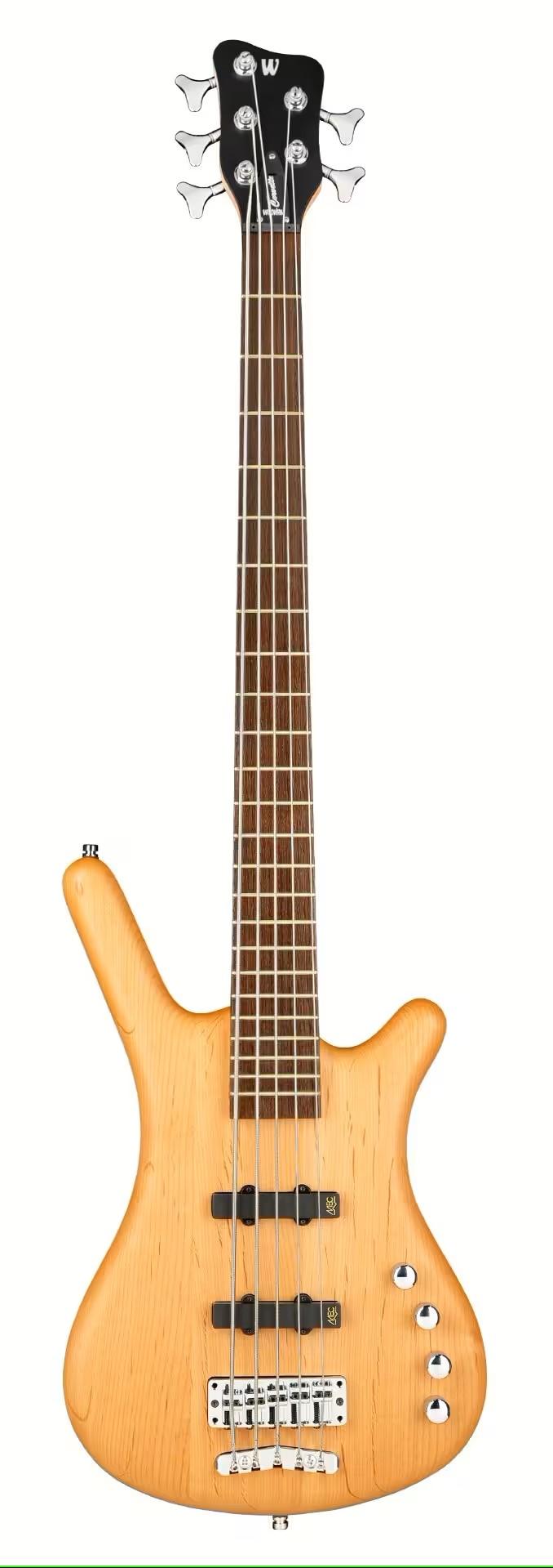 Warwick RockBass Guitar Corvette Basic 5 in Natural Transparent